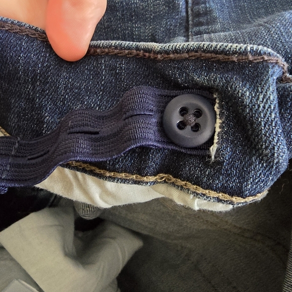 Levi's 511 Slim Girls/Boys Dark Blue Straight Jeans Size 8 24x22 Stretchy - Picture 7 of 10